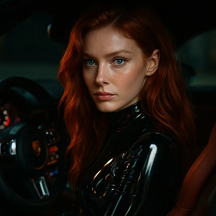 ladyinlatex